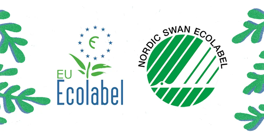 Swan and EU ecolabel icons