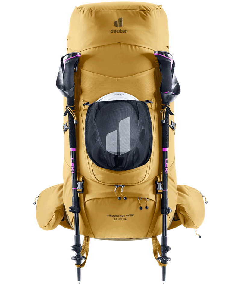 deuter aircontact 55 10 backpacking pack Core 55+10 SL Backpack Grove/Ivy 335142612140 The hip fins distribute the weight evenly Deuter Aircontact 55+10L Backpack -